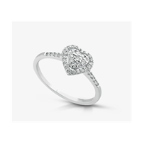 Ring Lucciole Gioielli Woman Classic  in White Gold Diamante 0.12 Ct ANSENSE/1 - ANSENSE/1